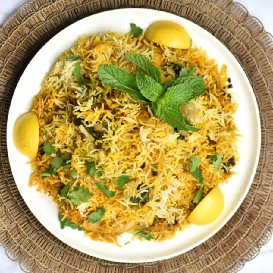 VEGAN CHICKEN BIRIYANI